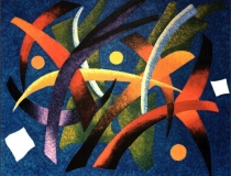 Vencejos - 1989 - Acrílico sobre lienzo - 162 x 30