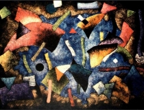 Gruta con Peces - 1989 - Acrílico sobre lienzo - 130 x 97