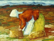 Campesina - 1986 - Óleo sobre lienzo