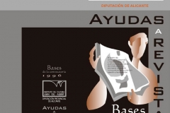 Díptico - Bases 1996 Ayudas a Revistas - Instituto de Cultura Juan-Gil Albert - Diputación Provincial de Alicante